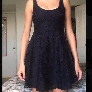 Aeropostale Navy Lace Mini Dress